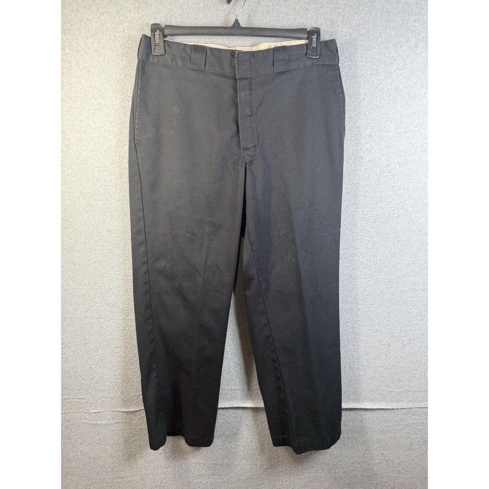 Dickies Pants Mens 34x29 Black 874 Original Fit Straight Leg Workwear Chino